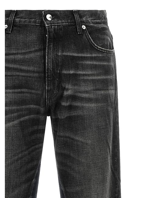 Haikure Black Cotton Flared Jeans