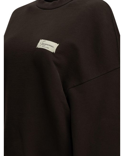 Jacquemus Black "Le Sweatshirt Montaigne" Crew-Neck Sweatshirt