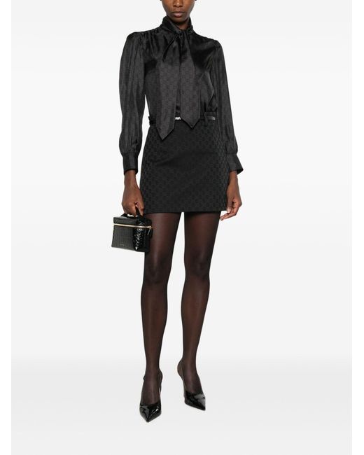 Gucci Black Skirt Polyester Mix