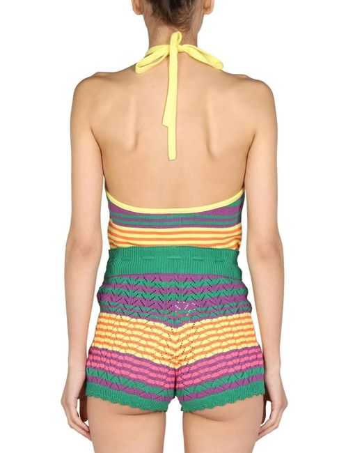 Gallo Multicolor Striped Pattern Top