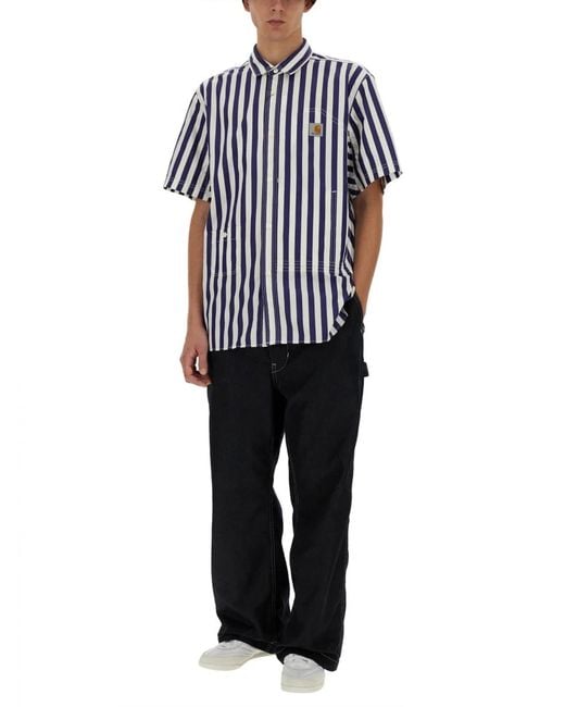 Junya Watanabe Blue X Carhartt Wip Shirt for men
