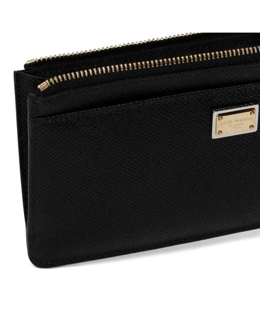 Dolce & Gabbana Black Dolce & Gabbana Leather Wallet
