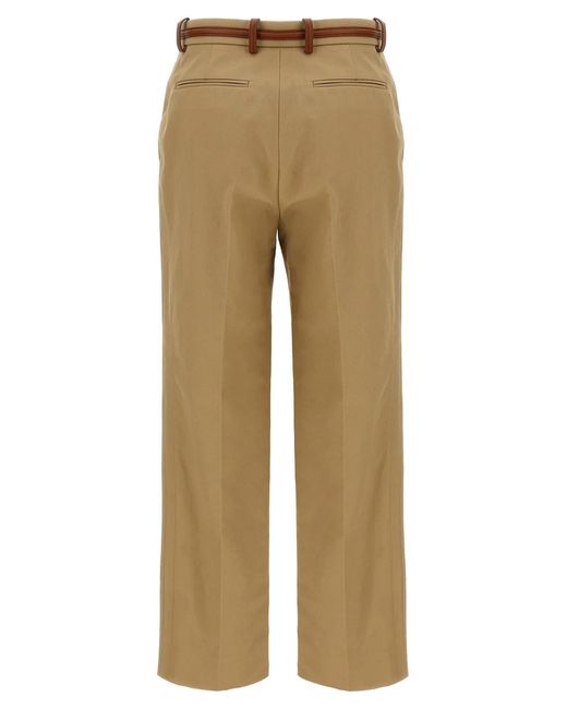 Gucci Natural Horsebit Pants