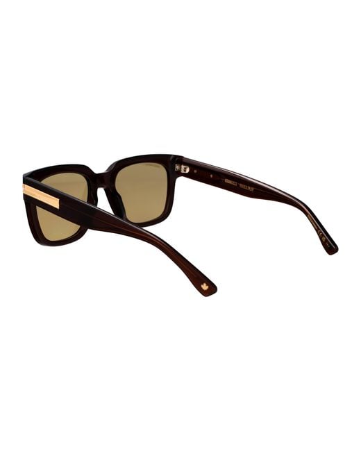 DSquared² Brown Acetate Sunglasses for men