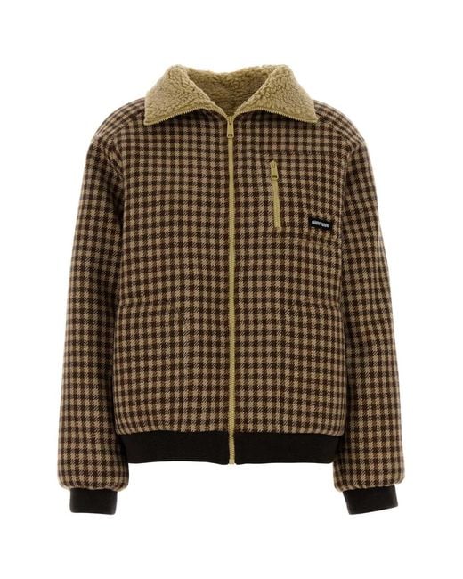 Miu Miu Brown Jackets