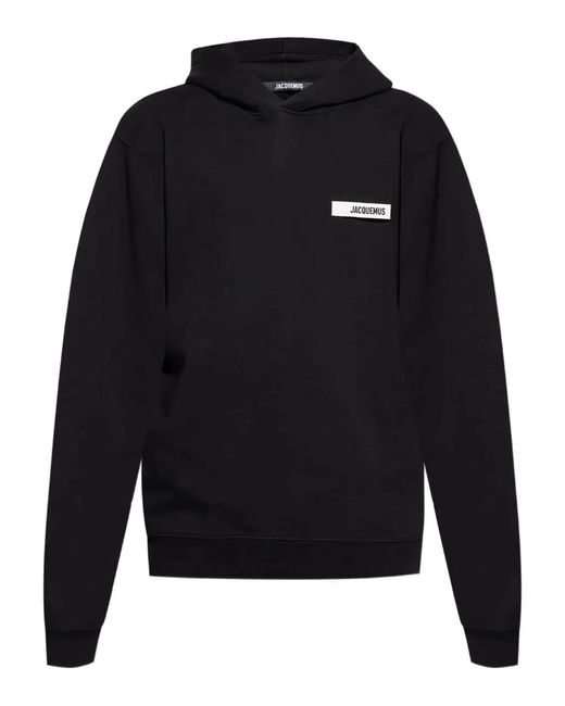 Jacquemus Blue "Le Hoodie Gros Grain" Hoodie Sweatshirt for men