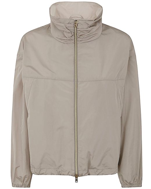 Herno Gray Bomber Jacket