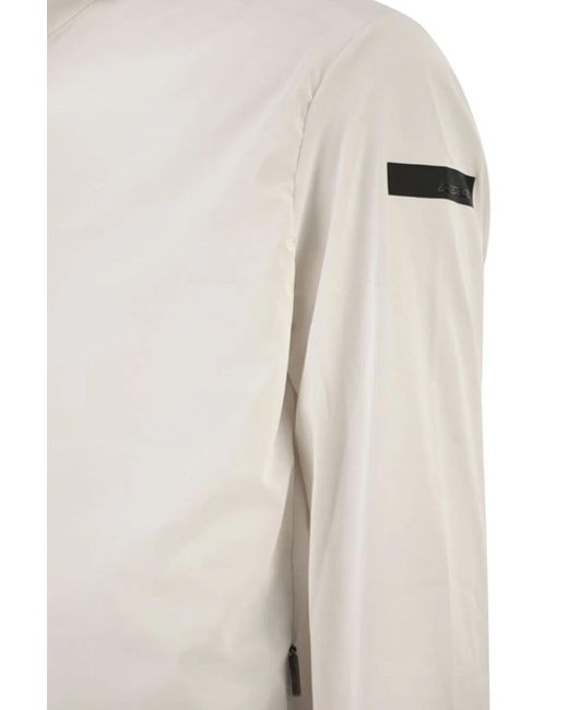Rrd White Surflex Stretch Technical Hooded Jacket for men