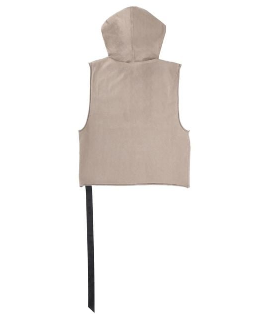 Rick Owens White Cotton Top for men