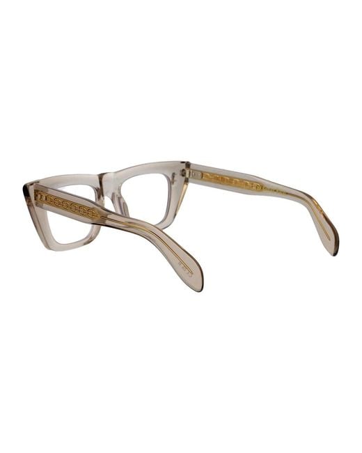 Cutler & Gross Brown Acetate Sand Crystal Optical