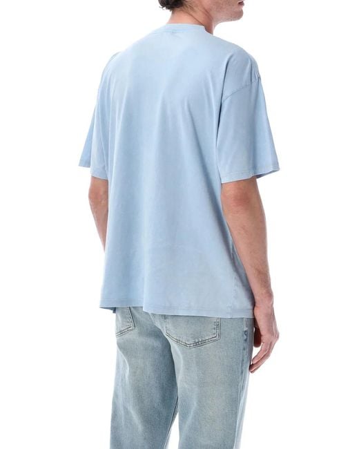 Represent Blue Western Initial T-Shirt for men