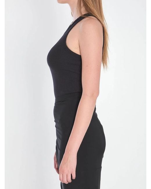 Alaïa Black Alaia Sculpting Rib Jersey Bodysuit
