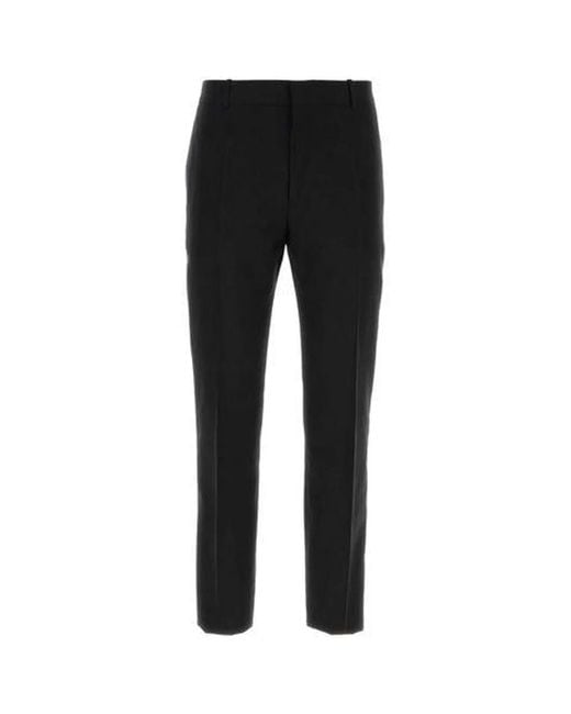 McQueen Black Cigarrette Trousers for men