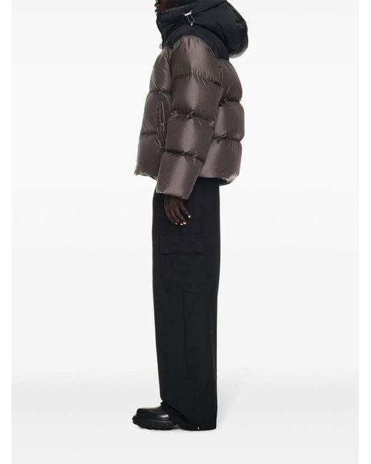 Off-White c/o Virgil Abloh Black Patch Down Jacket for men