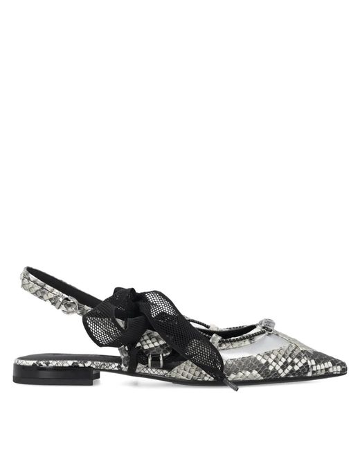 Pinko Black Leather Gianira 30
