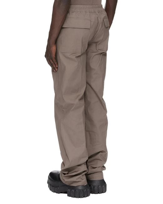 Rick Owens Natural Dietrich Drawstring Pants for men