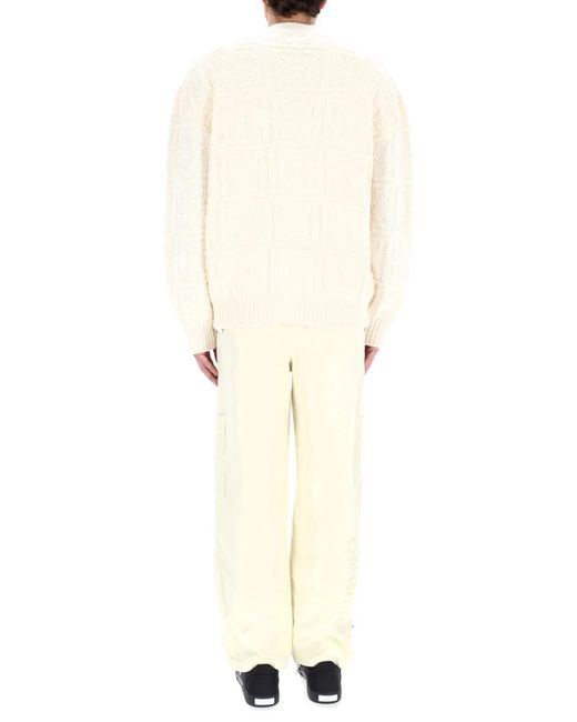 Off-White c/o Virgil Abloh White Arrow Stitch Cardigan for men