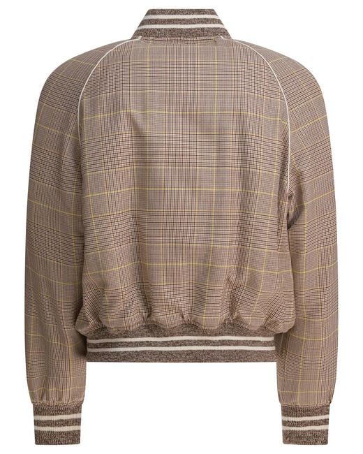 McQueen Brown Wool Blouson for men