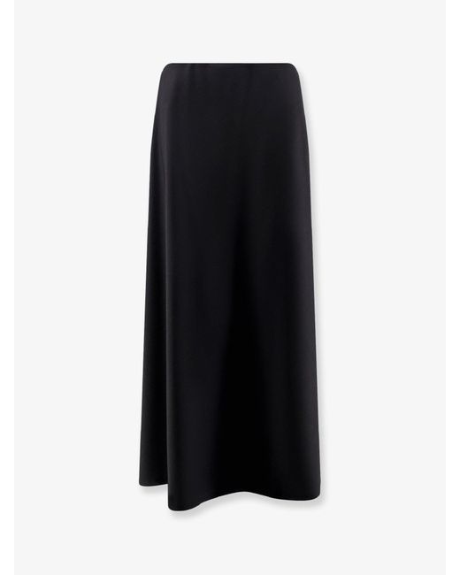 Alberta Ferretti Black Wool Blend Skirt