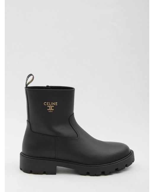 Céline Black Margaret High Boot