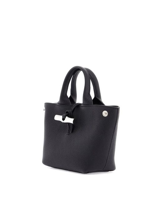 Longchamp Black Le Roseau Handbag