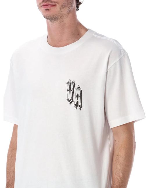 RVCA White Double Trouble T-Shirt for men
