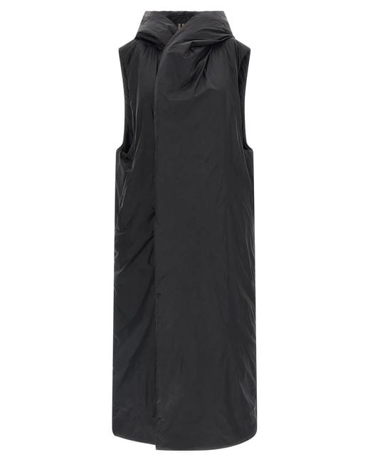 Rick Owens Black Padded Vest