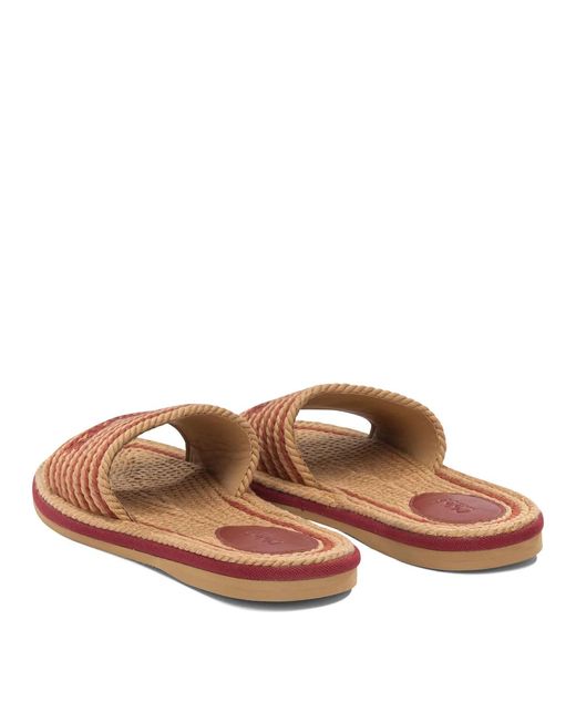 Chloé Brown "Sand" Slide