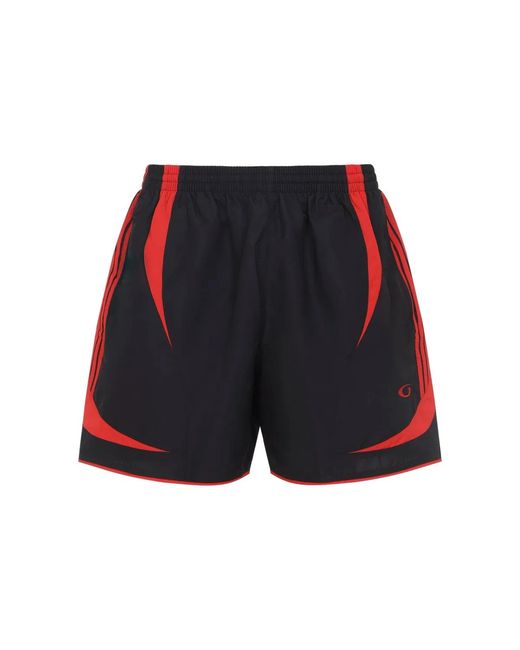 Balenciaga Blue Soccer Swim Shorts for men