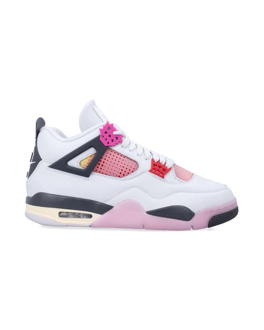 Nike White Nike 4 Retro Comic Sneakers for men