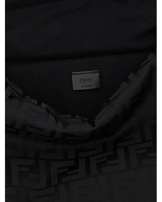 Fendi Black Lui' Large Shoulder Bag for men