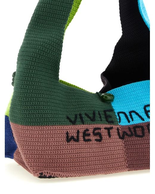 Vivienne Westwood Blue 'Ellie' Shoulder Bag