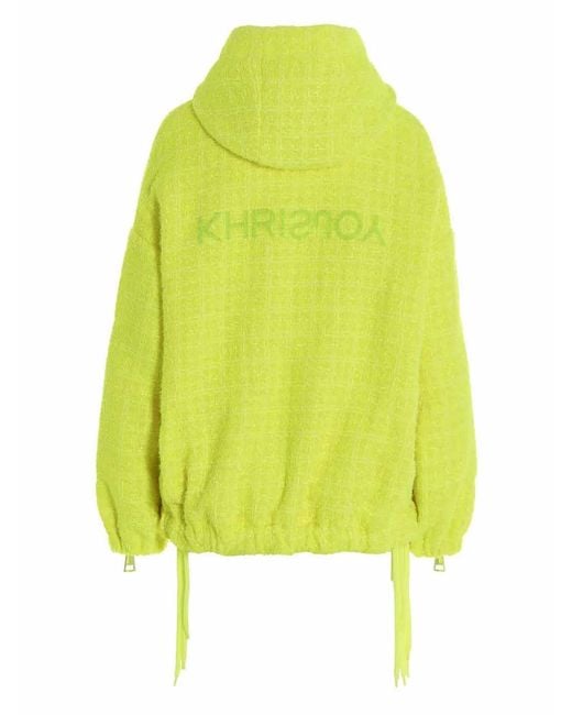 Khrisjoy Yellow 'Chris Windbreaker Tweed' Jacket