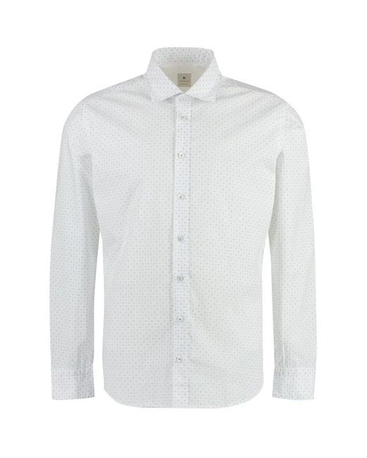 BASTONCINO White Cotton Shirt for men