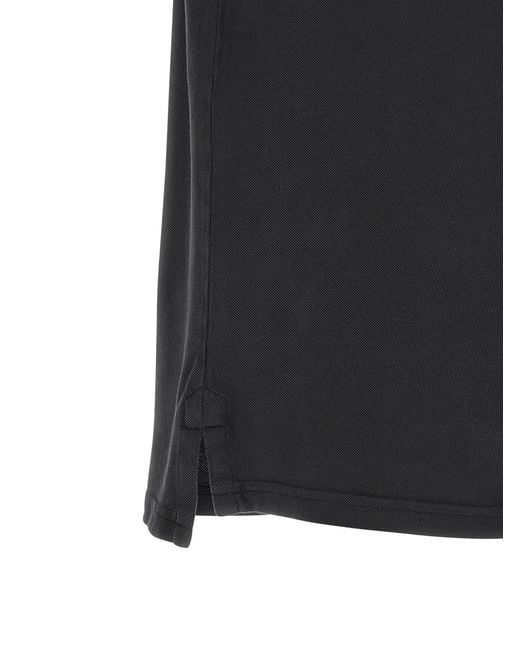 Isabel Marant Black 'Afko' Polo Shirt for men