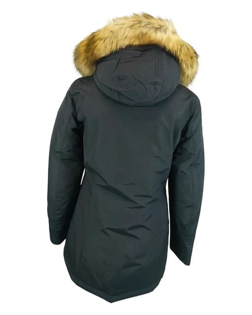 Woolrich Blue Polyamide Casual Coat