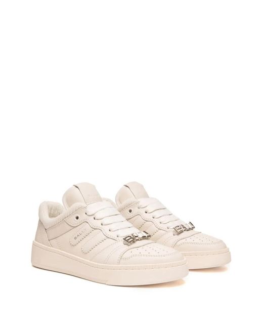 Bally Natural Raise Leather Sneakers