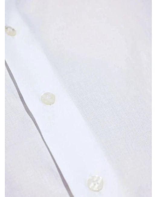 Etro White Cotton Jacquard Shirt With Gecko Motif for men