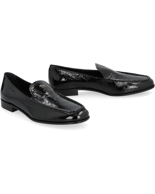 Prada Black Patent Leather Loafer