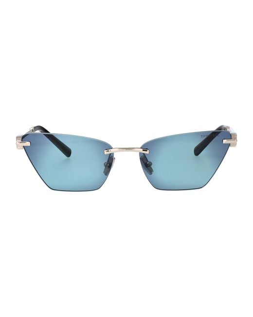 Tiffany & Co Blue Tiffany & Co Metal Sunglasses