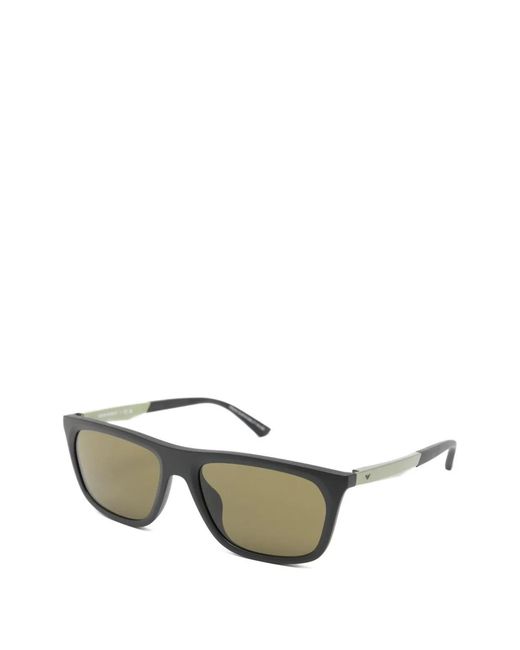 Emporio Armani Green Acetate Sunglasses for men