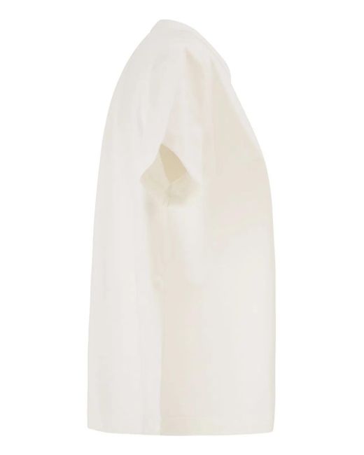 Fabiana Filippi White Oversized T-Shirt