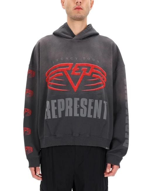 Represent Gray "Living Legacy" Sweatshirt for men