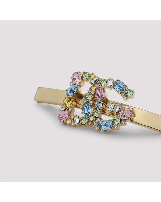 Dolce & Gabbana Metallic Dolce & Gabbana Brass Pin