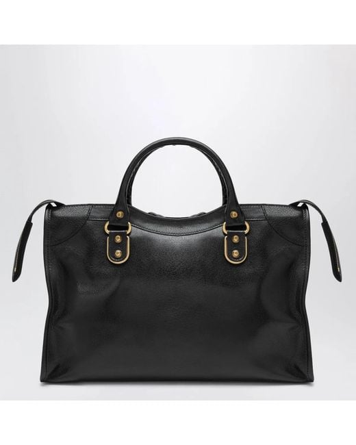 Balenciaga Black Le City Uptown Medium Bag