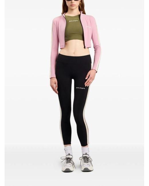 Palm Angels Black Cotton Trousers
