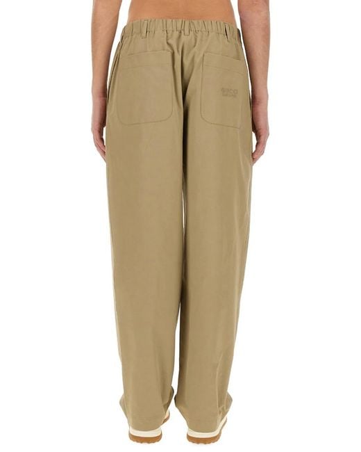 Gucci Natural Heavy Cotton Poplin Pants for men