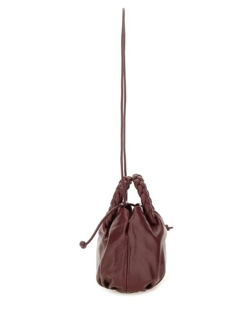 Hereu Brown Bombon Supple Shiny Medium Bag