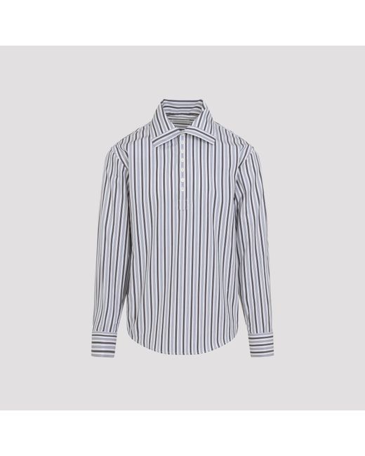 Dries Van Noten Blue Cedon Shirt for men