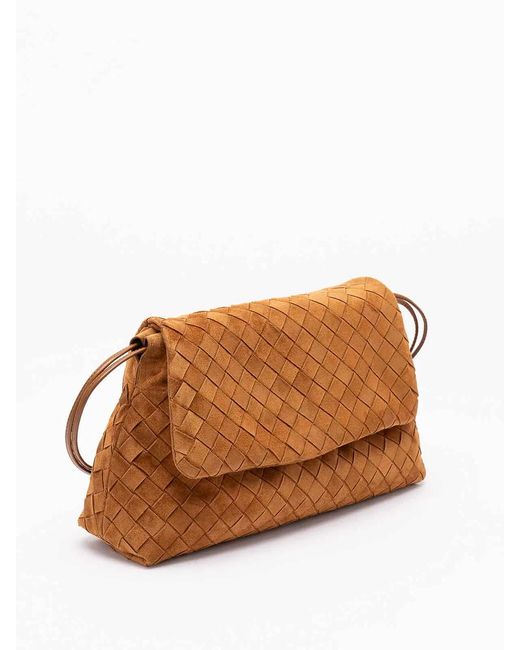 Bottega Veneta Brown Calfskin Giorno Tote Bag